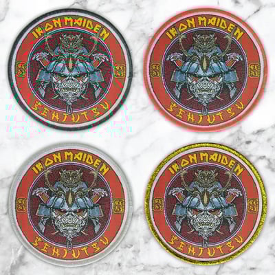 Senjutsu round woven patches