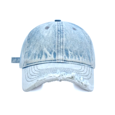 MID WASH DENIM CAP
