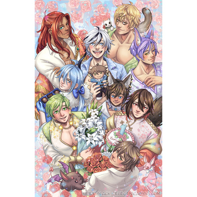 NuCarnival - First Anniversary  - 11x17" Poster Print