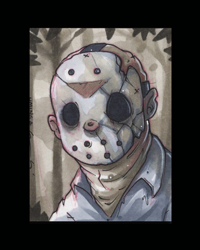 Jason Sketch Card Original Art