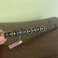 Studded 3/4” D-Rings wristband - Thumbnail 5