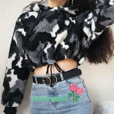 (no refund and exchange)leopard print short lambswool coat