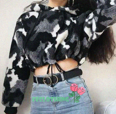 (NO REFUND AND EXCHANGE)Leopard print short lambswool coat