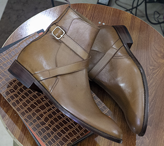 Men's Handmade jodhpur boots, Fashion Leather Boots.