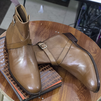 Men's Handmade jodhpur boots, Fashion Leather Boots. - Thumbnail 1