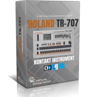 Roland TR-707 Kontakt Library Virtual Instrument Nki Vst Software