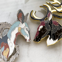 Duality Deer - Enamel Pin Set - Thumbnail 1