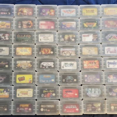 Gba video game cartridge collection nintendo gameboy advance rare and unique