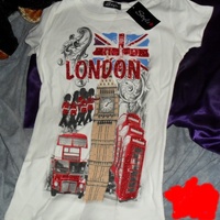 London Attractions Print T-Shirts - Thumbnail 1