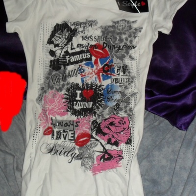 London attractions print t-shirts