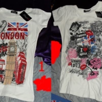 London attractions print t-shirts - Thumbnail 1