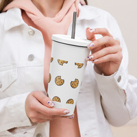 Insulated tumbler with a straw - Thumbnail 11