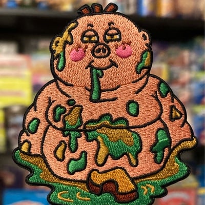 Garbage patch kids rob slob patch (iron-on)