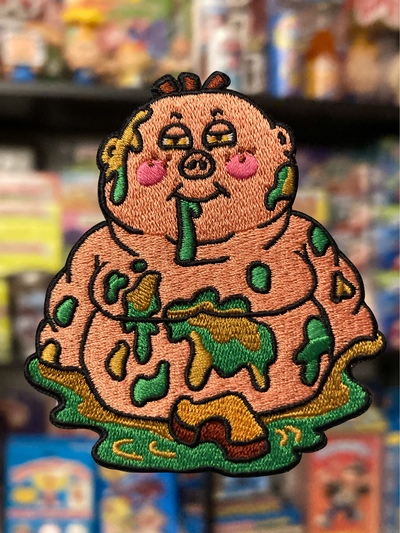 Garbage Patch Kids Rob Slob Patch (Iron-On)