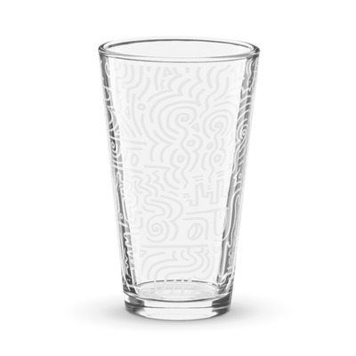 Shaker pint glass