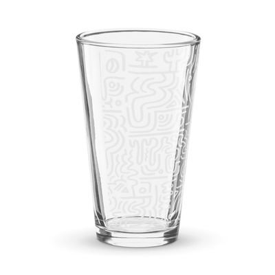 Shaker pint glass