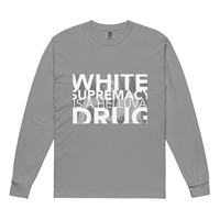 WHITE POWER Garment-dyed heavyweight long-sleeve shirt - Thumbnail 8