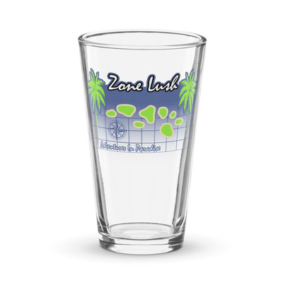 Paradise pint glass