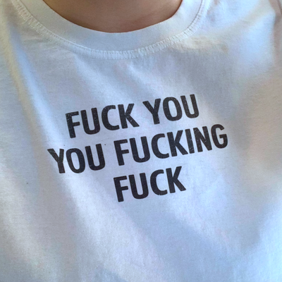 Free shipping-"f**king you you f**king f**k" tee - Thumbnail 1