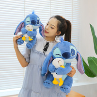 Stitch Hugging Duck Plush Toy - Thumbnail 2