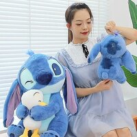 Stitch Hugging Duck Plush Toy - Thumbnail 5