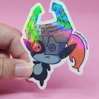 Midna TLOZ sticker (star holo) - Thumbnail 1
