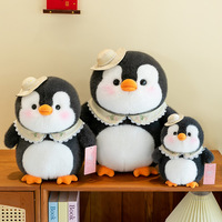 Kawaii Penguin Plush Toy with Hat - Thumbnail 2