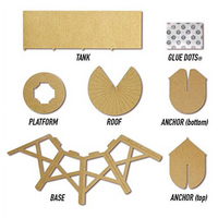 Boundless Brooklyn 15.5” DIY Mega Water Tower Model Kit - Large Size - Thumbnail 2