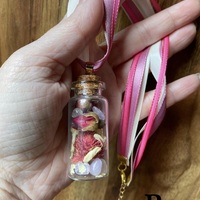 ⚗️Botanical, Bone, and Crystal Potion Bottle Neclaces⚗️ A-F - Thumbnail 1