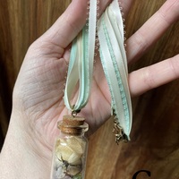 ⚗️Botanical, Bone, and Crystal Potion Bottle Neclaces⚗️ A-F - Thumbnail 2