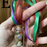 ⚗️Botanical, Bone, and Crystal Potion Bottle Neclaces⚗️ A-F - Thumbnail 4