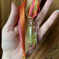 ⚗️Botanical, Bone, and Crystal Potion Bottle Neclaces⚗️ G-L - Thumbnail 1