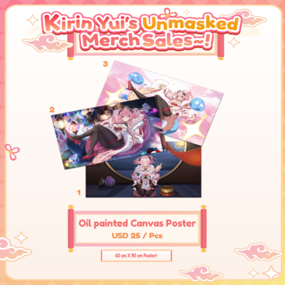 Kirin Yui Oil painted Canvas Poster 60 * 90cm