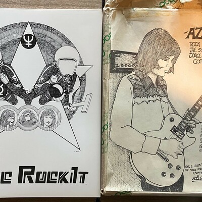 Doc rockit promo folder packet (rare original promotional bundle from 1979 from spokane power trio!)