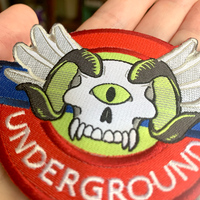 Underground Logo Embroidered Patch - Thumbnail 1