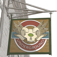 Underground Logo Embroidered Patch - Thumbnail 3