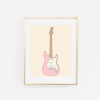 Electric Guitar Print (Color Options) - Thumbnail 3