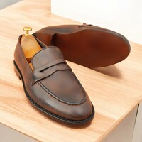 Men's High Quality Loafers Soft Moccasins,Spring Autumn Genuine Business Office Dress Leather Shoes. - Thumbnail 2
