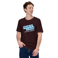 Vote Harris, trump is a scab t-shirt Unisex - Thumbnail 8
