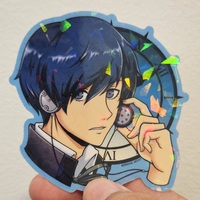 Persona Protag Stickers (3 in) - Thumbnail 1