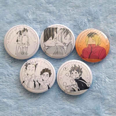 Haikyuu mini buttons