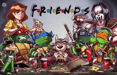 Tmnt Friends print 