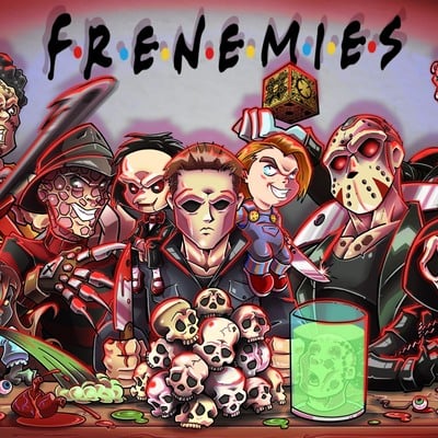 Horror frienimes print 