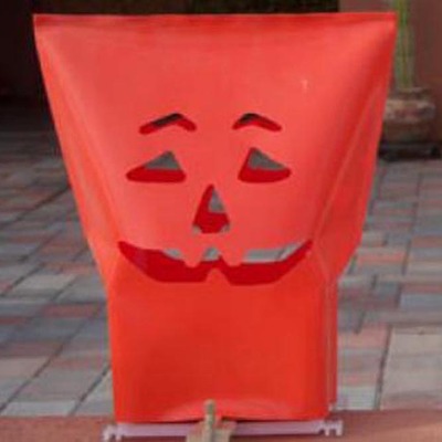 Halloween electric luminary replacement sleeves only by rc lightstyle - outdoor luminaria - ghost, pumpkin, bat , combo