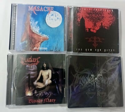MASACRE,  ARUM, INSANE HATRED Cds