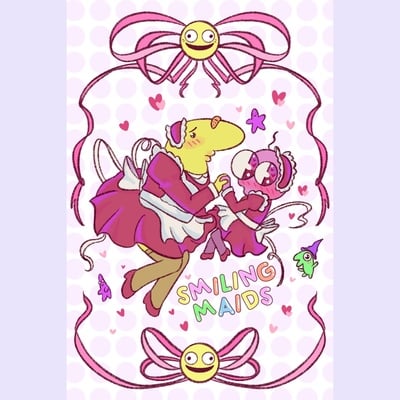 Smiling Maids Poster