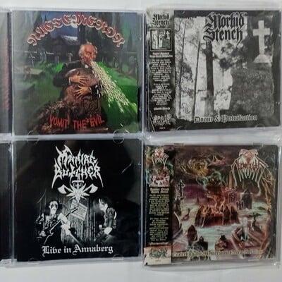 Nuctemeron, morbid stench, manÍac butcher and necroccultus cds - Thumbnail 2