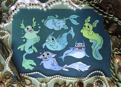 Merfolk Goblin print