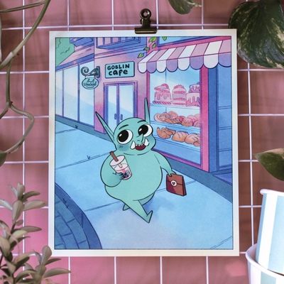 Boba goblin print