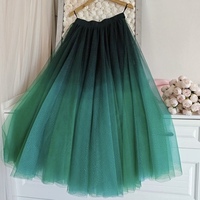 Black and White Sequined Tulle Midi Skirt Outfit Women Sparkly Midi Tulle Skirt Wedding Outfit Party Skirt Plus Size Custom - Thumbnail 5